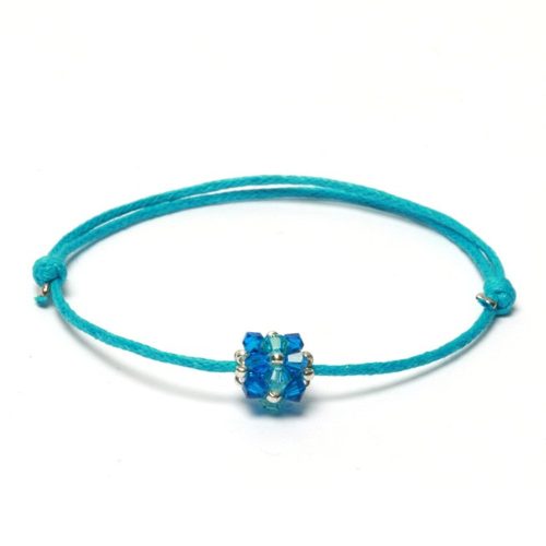 SWAROVSKI kristályos AQUA karkötő