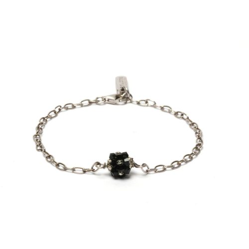  SWAROVSKI kristályos DAY&NIGHT ezüst karkötő