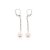 Ezüst SPARK fülbevaló SWAROVSKI kristályokkal