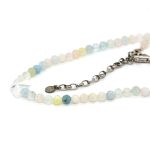 Ezüst nyaklánc  BERILLekkel és SWAROVSKI pillangóval