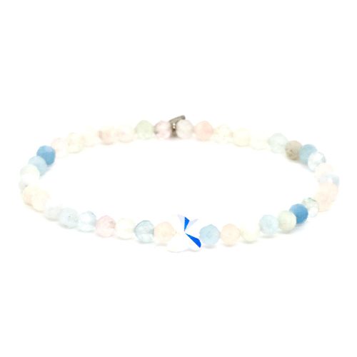 STATEMENT karkötő BERILLekből SWAROVSKI pillangó kristállyal