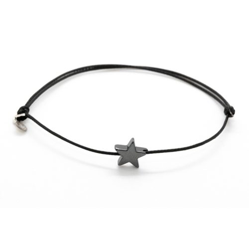 HEMATIT kristályos STAR karkötő