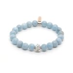 Akvamarin karkötő SWAROVSKI kristályokkal